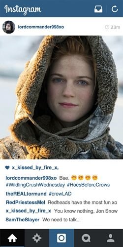 instagram de jon snow