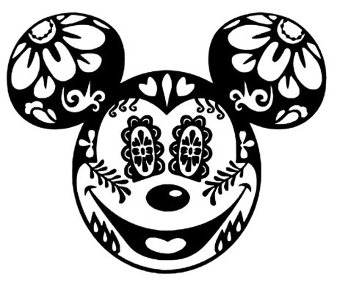 mickey sugar skull