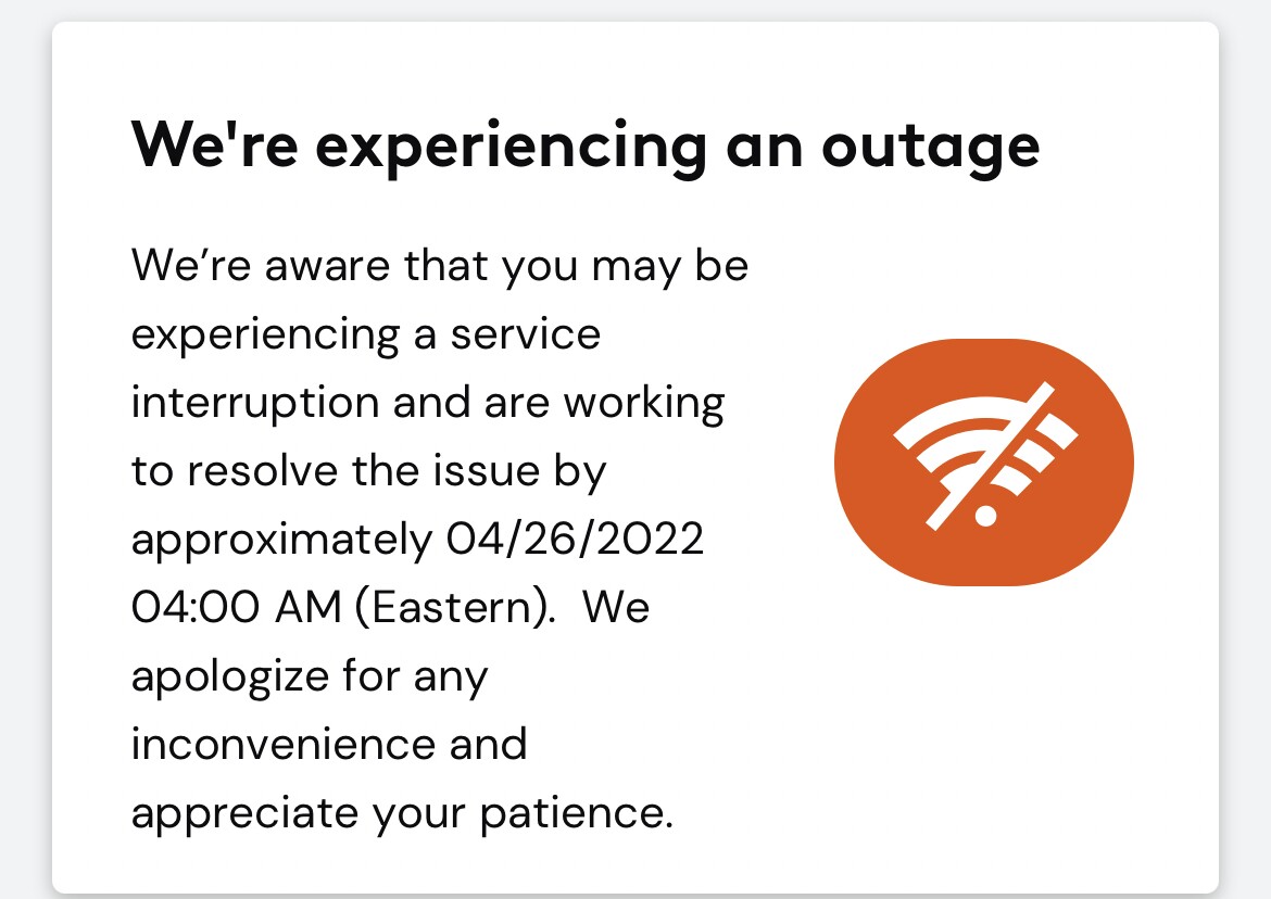 xfinity outages