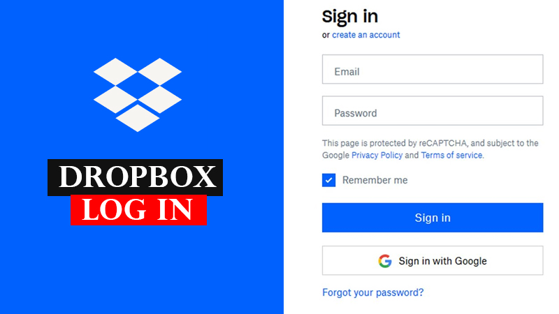 dropbox log in