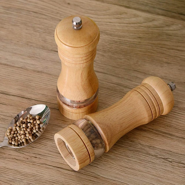 wooden pepper shaker