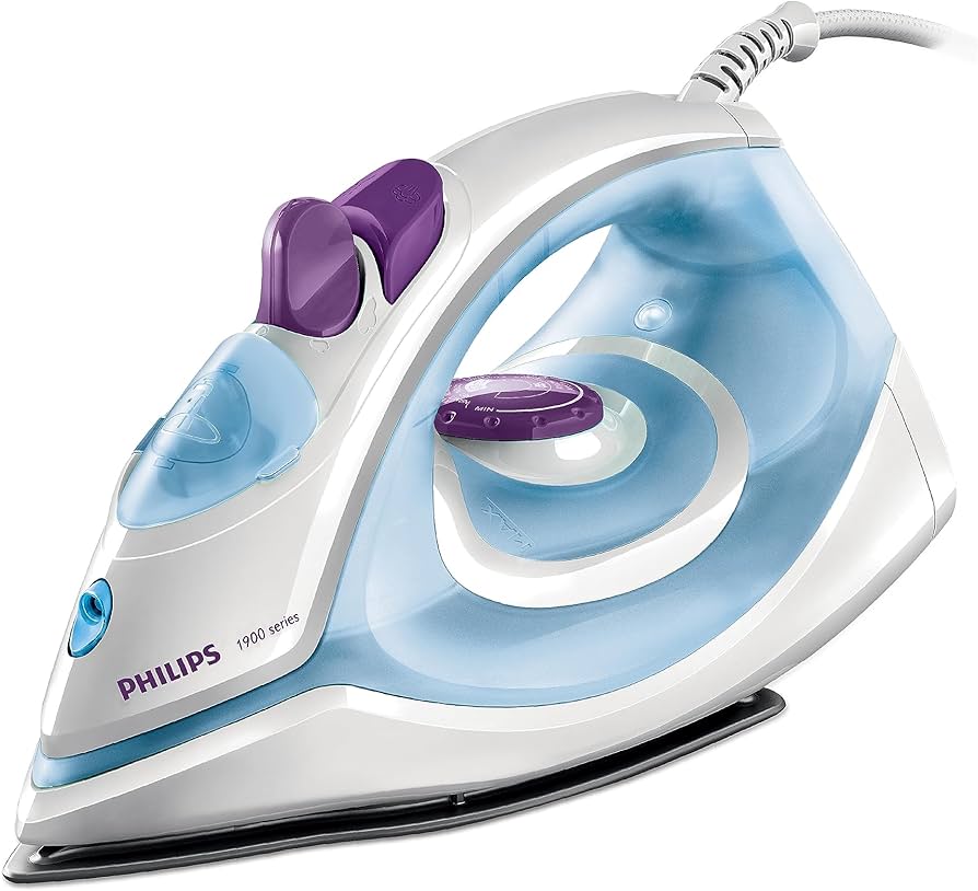 philips gc1905 1440 watt steam iron with spray blue