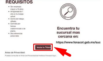 fonacot mexicali requisitos