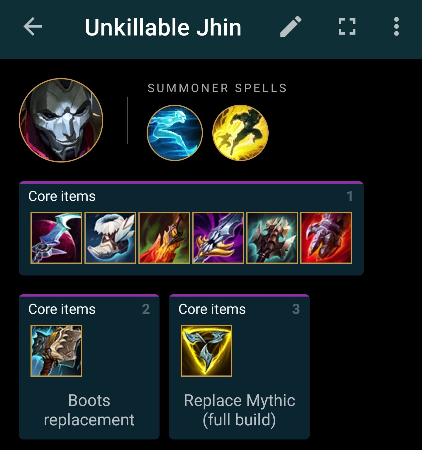 jhin buid