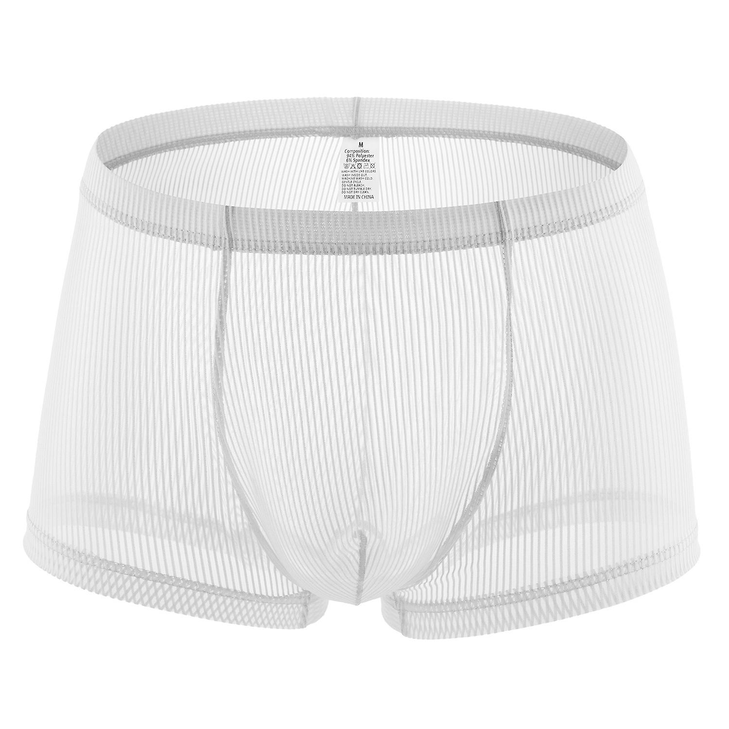 mens sheer underwear boxer brief