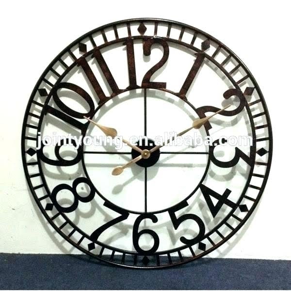 extra large outdoor clocks waterproof