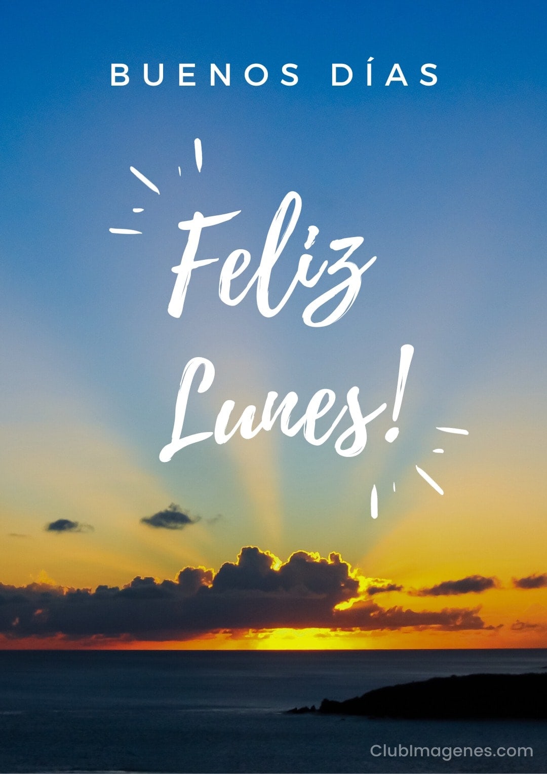 buenos días feliz lunes