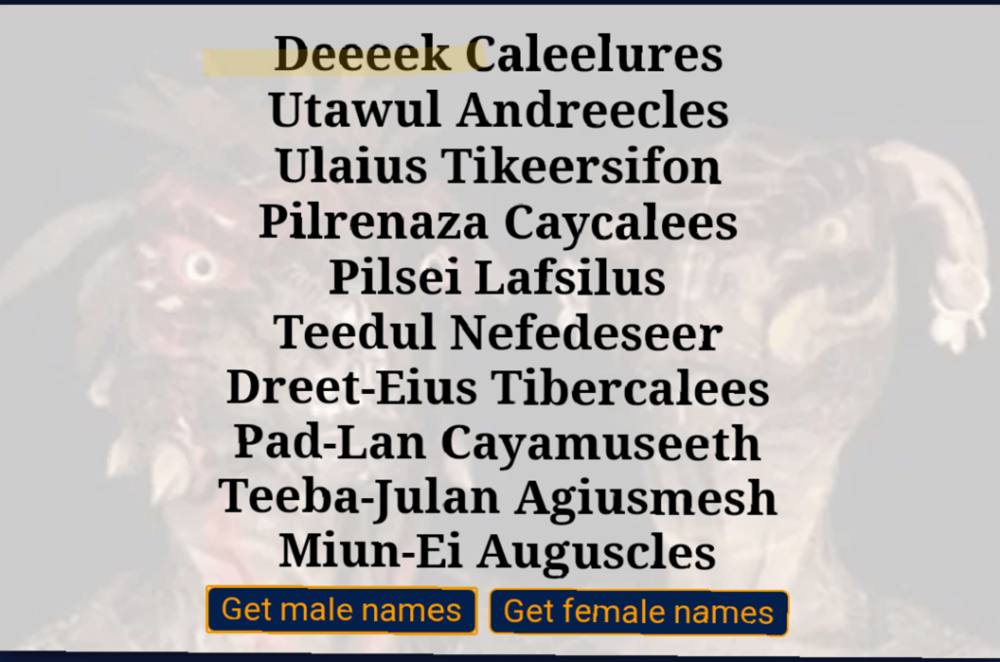 name generator for skyrim