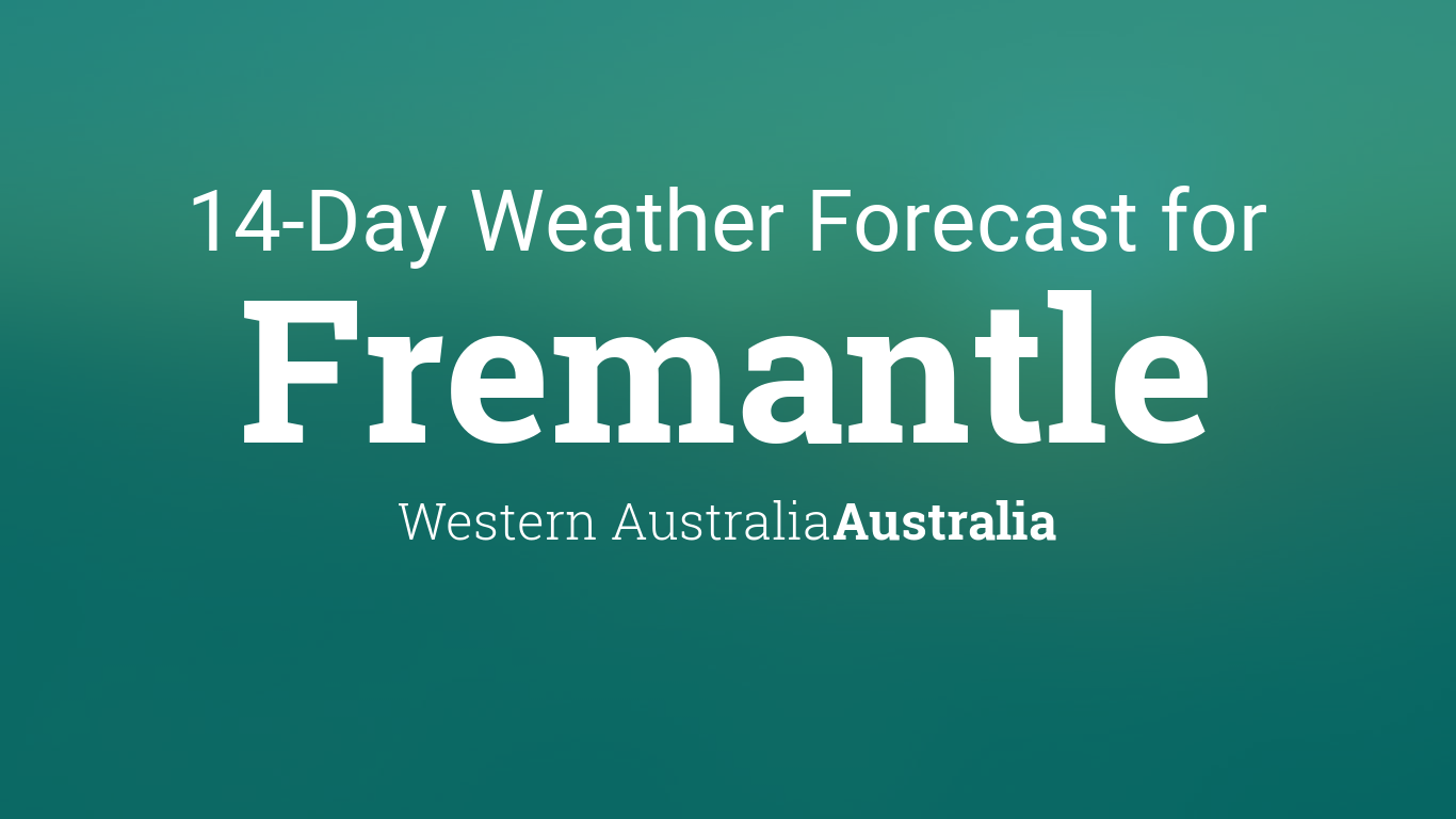 14 day weather forecast south west wa