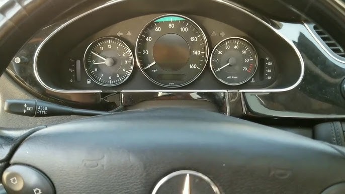 w211 instrument cluster removal