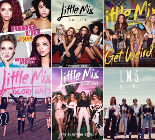 little mix albums in order