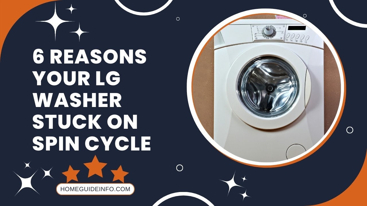 lg washer stuck on spin cycle