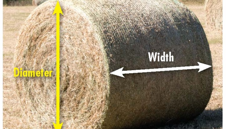 round hay bale weight