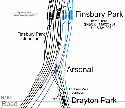 finsbury park to gatwick direct train