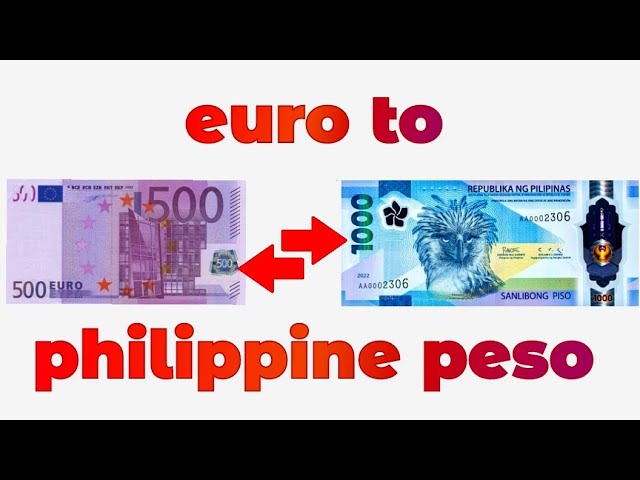 euro to peso conversion today