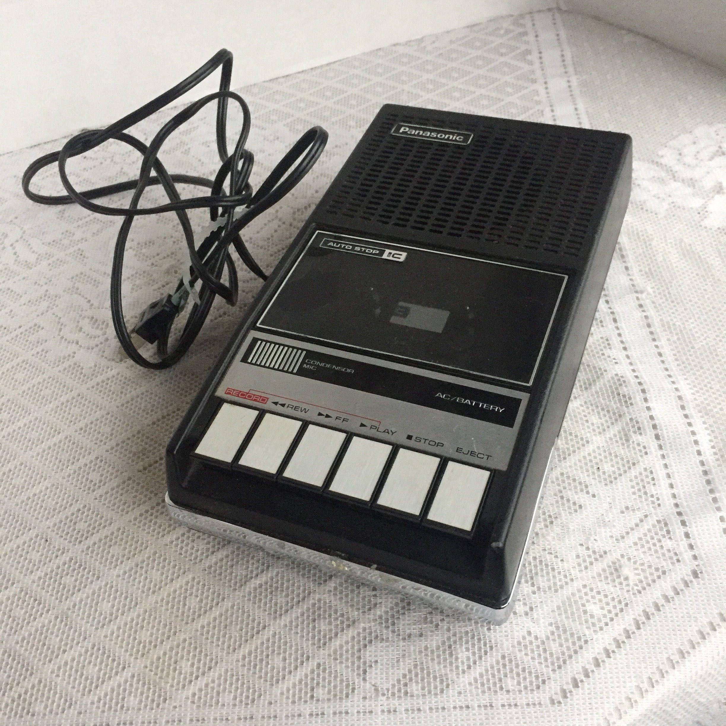 vintage tape recorder