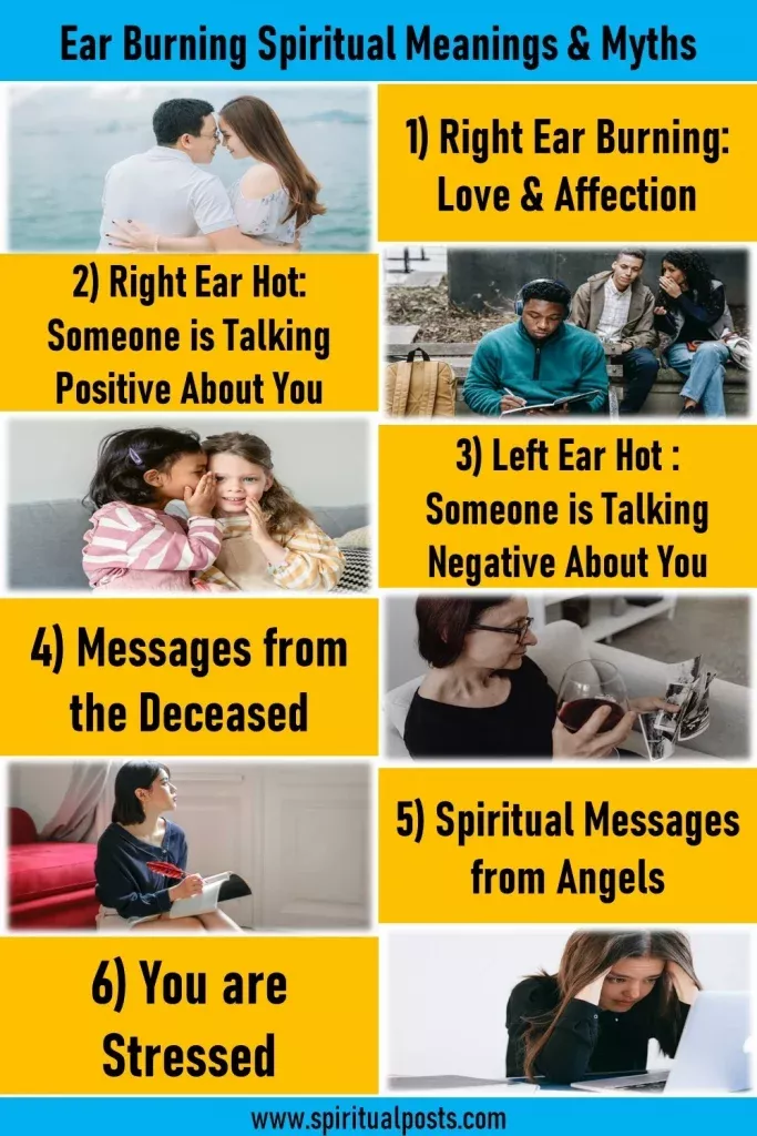 left ear itching spiritual meaning