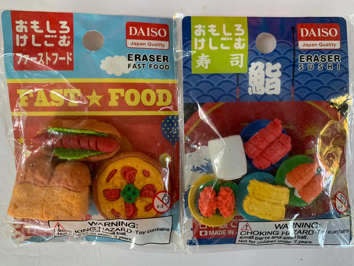 daiso japan erasers