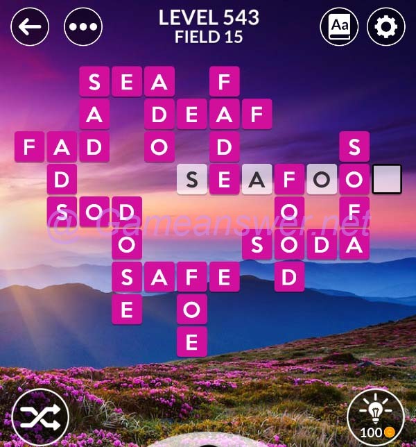 543 wordscapes