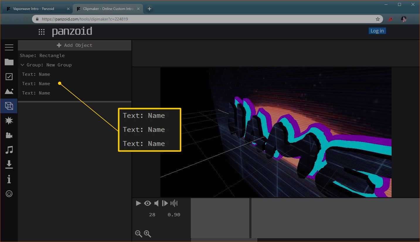 how to make intro panzoid