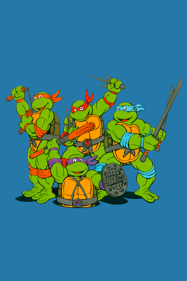 ninja turtles iphone wallpaper