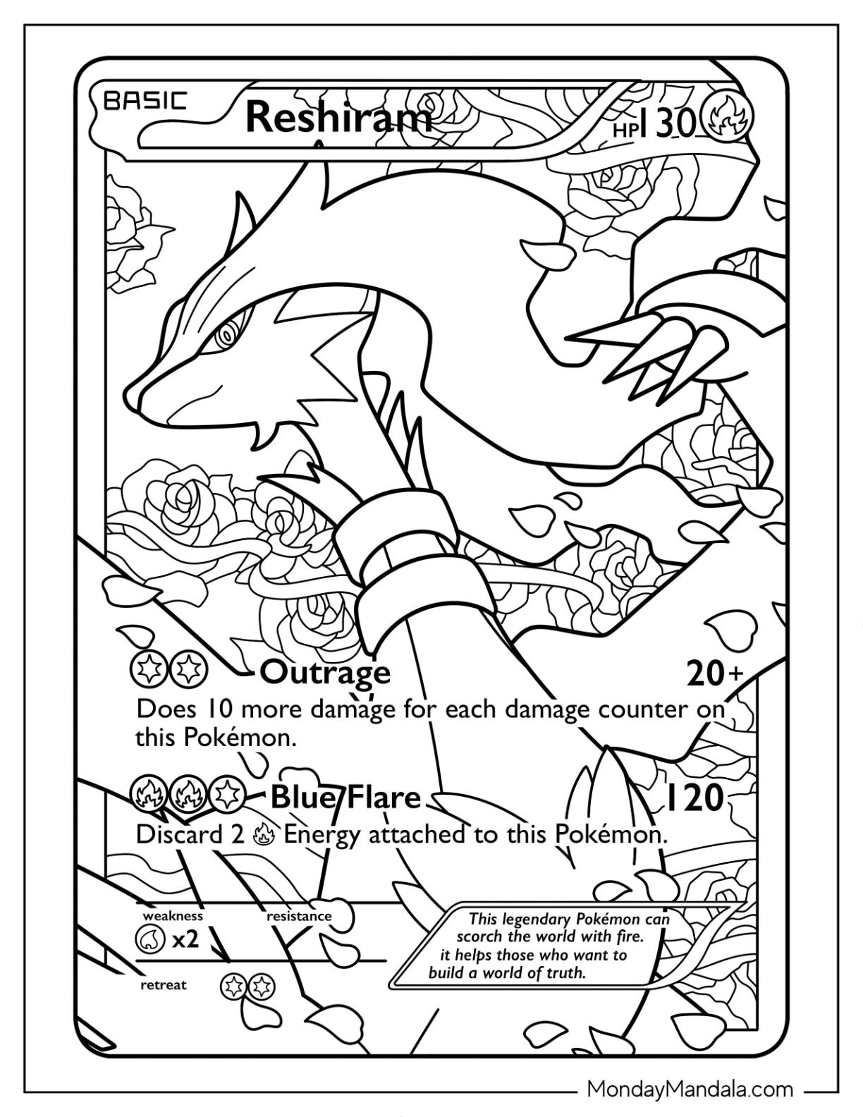 pokemon colouring cards