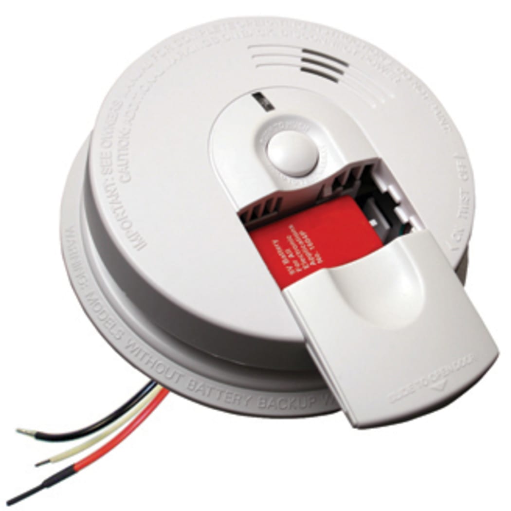 kidde smoke detector flashes red