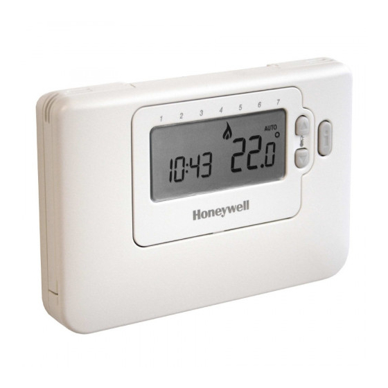 honeywell wireless thermostat instructions