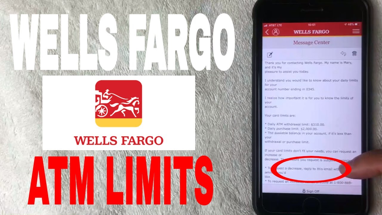 wells fargo limit on atm withdrawal