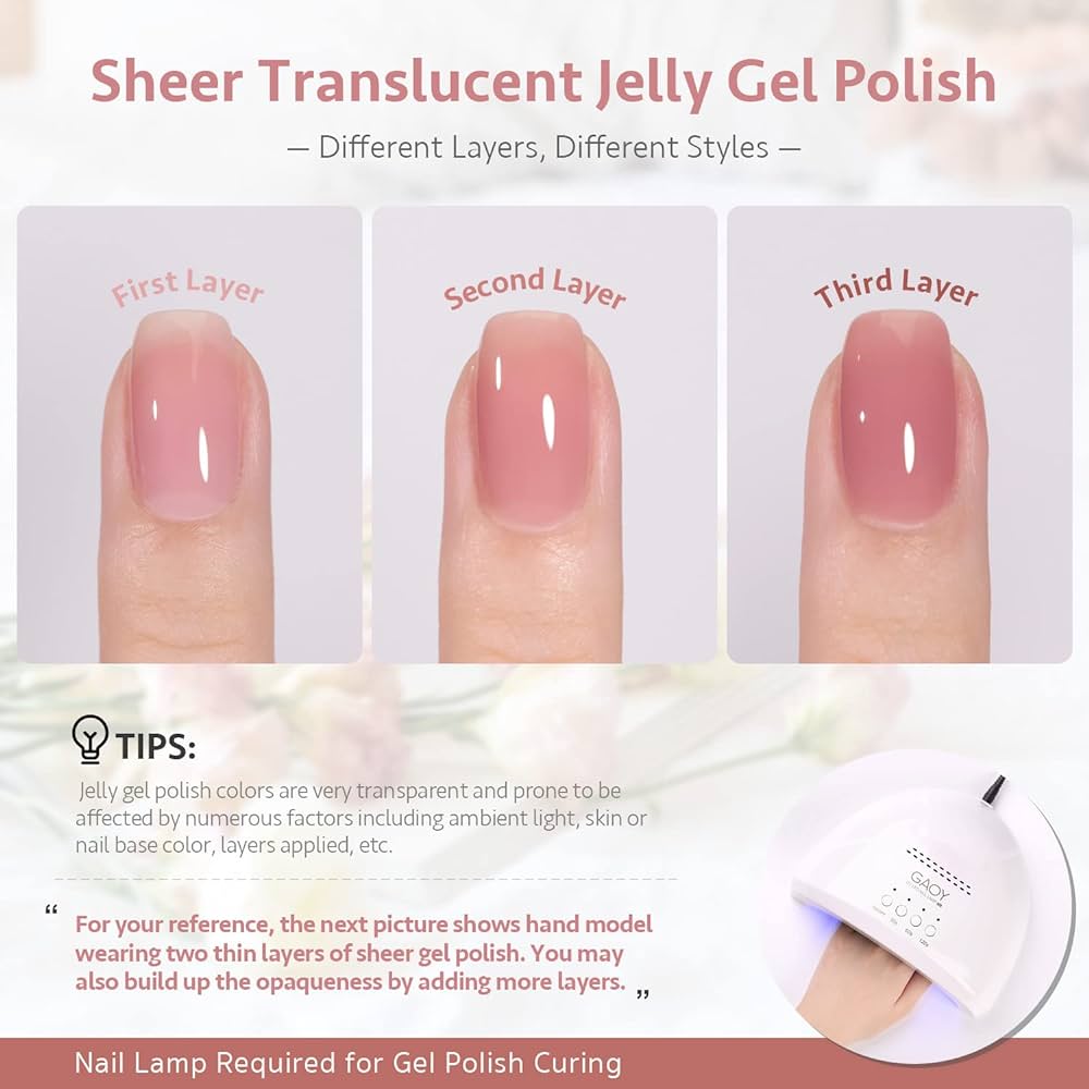 jelly pink nail polish