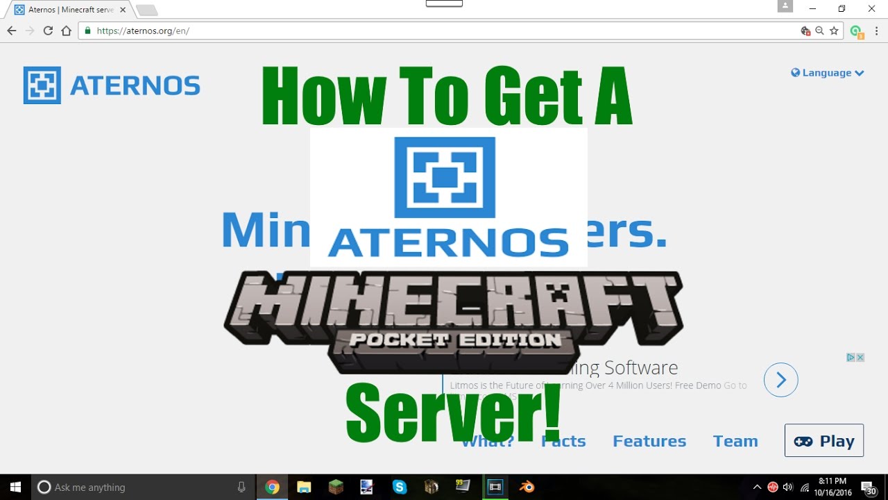 aternos minecraft pe