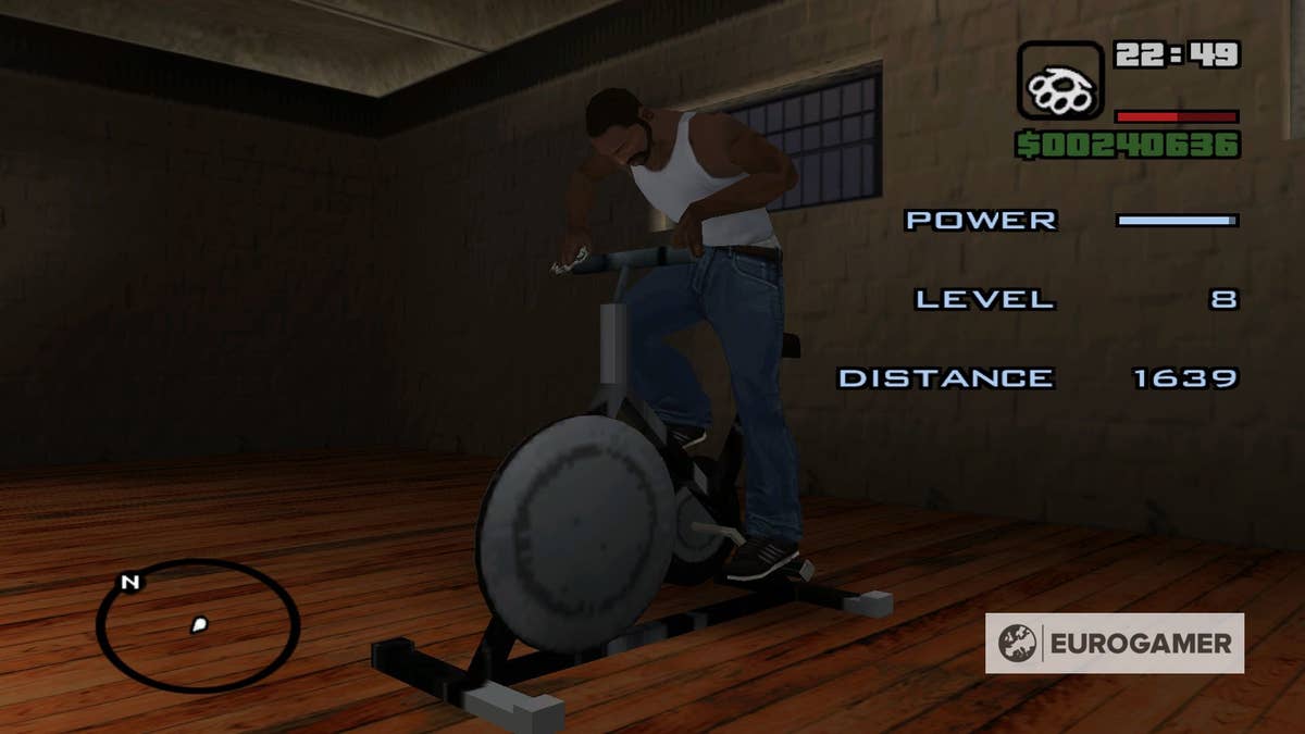 how to increase lung capacity in gta san andreas