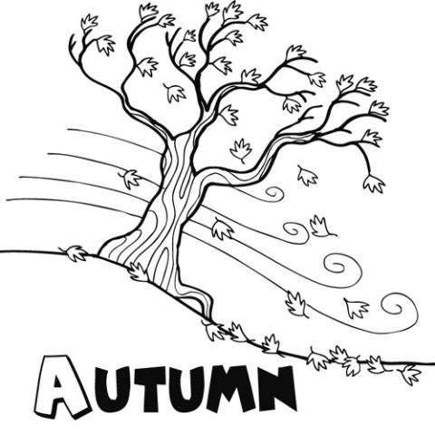 autumn dibujos
