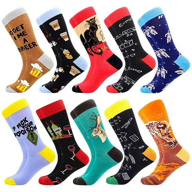 mens novelty dress socks