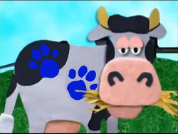 blues clues cow