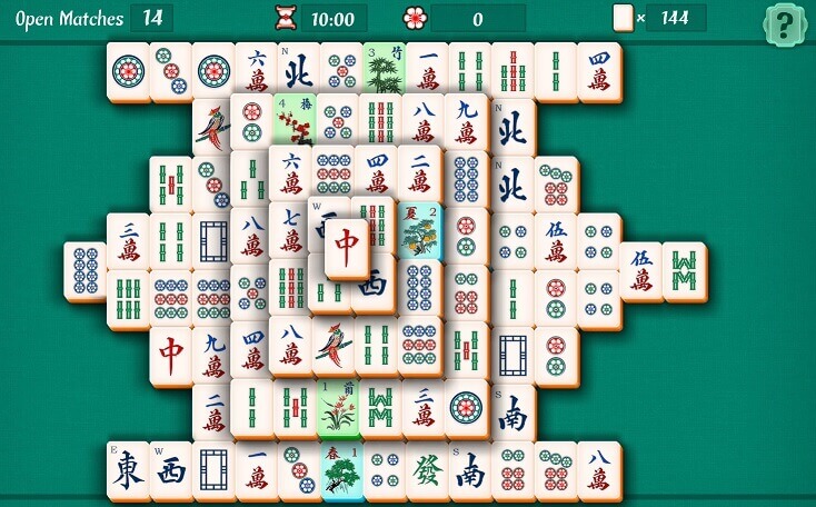 mahjong free online full screen