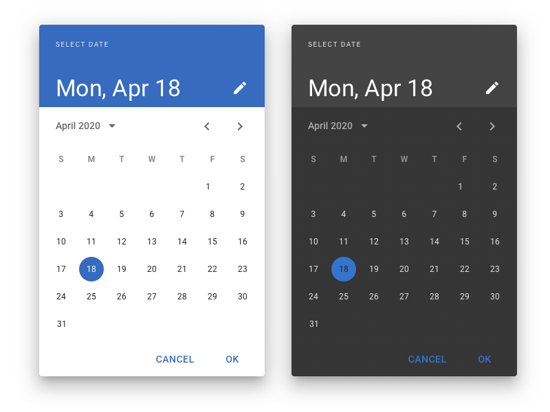 material datepicker android
