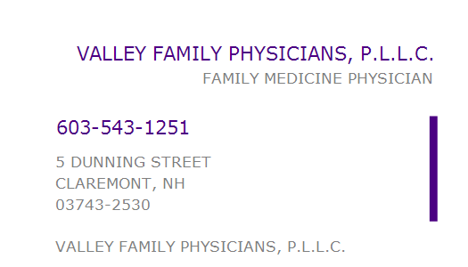 valley family physicians claremont nh