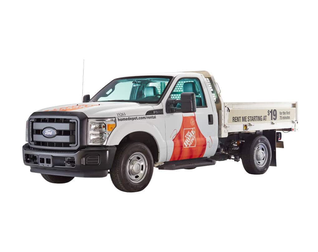 renting a truck at home depot