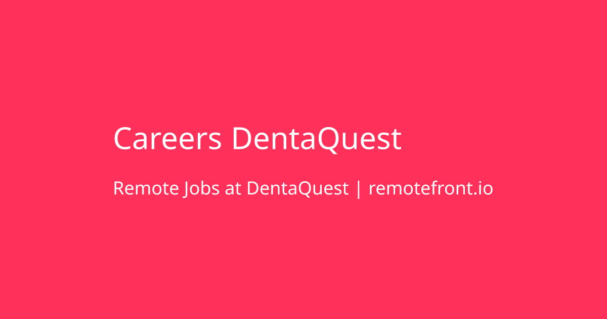 dentaquest jobs