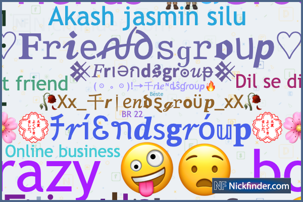 friends group stylish name