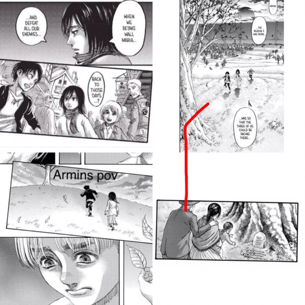 mikasa and jean manga