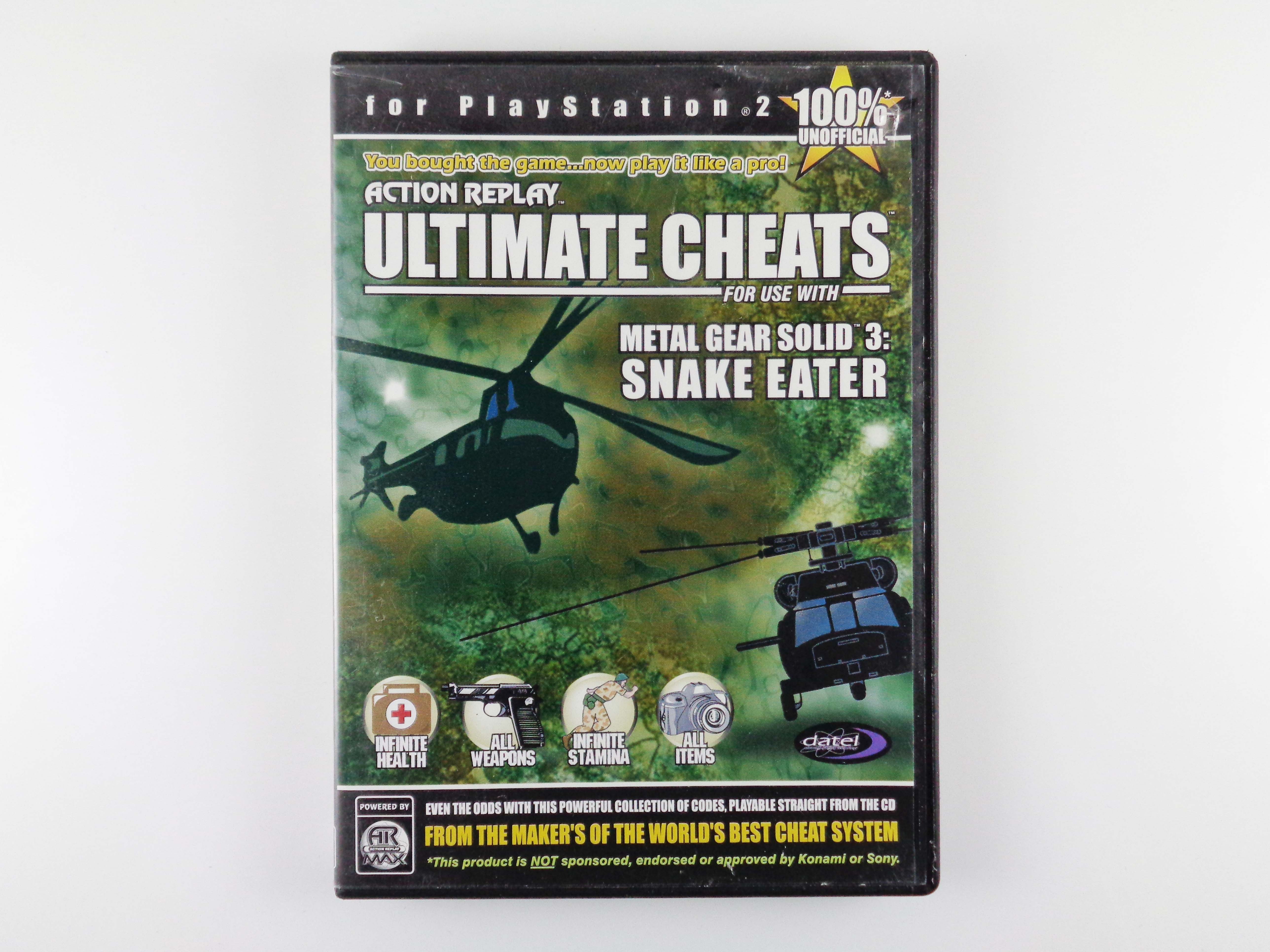 metal gear solid snake eater ps2 cheats