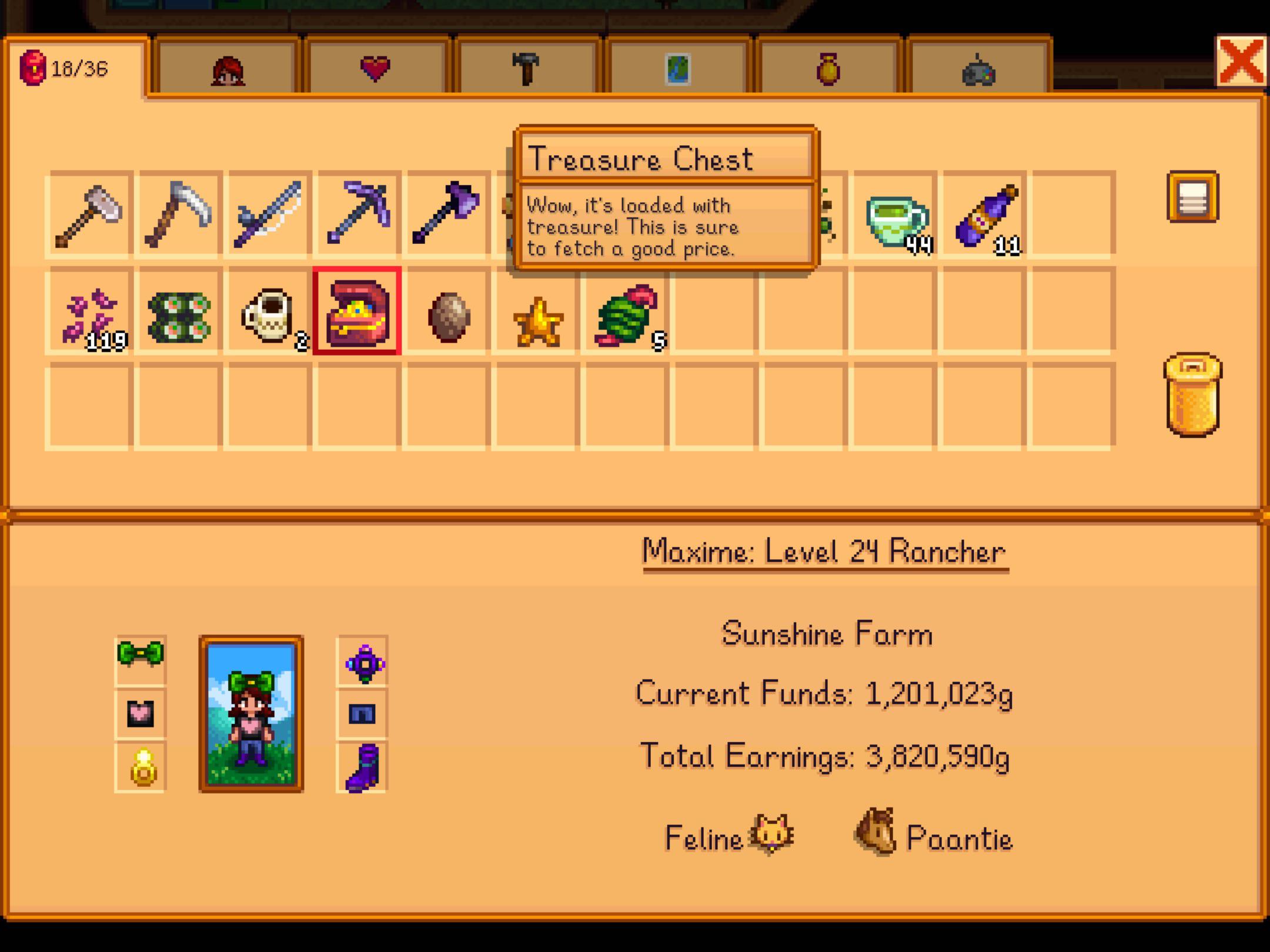 treasure chest stardew