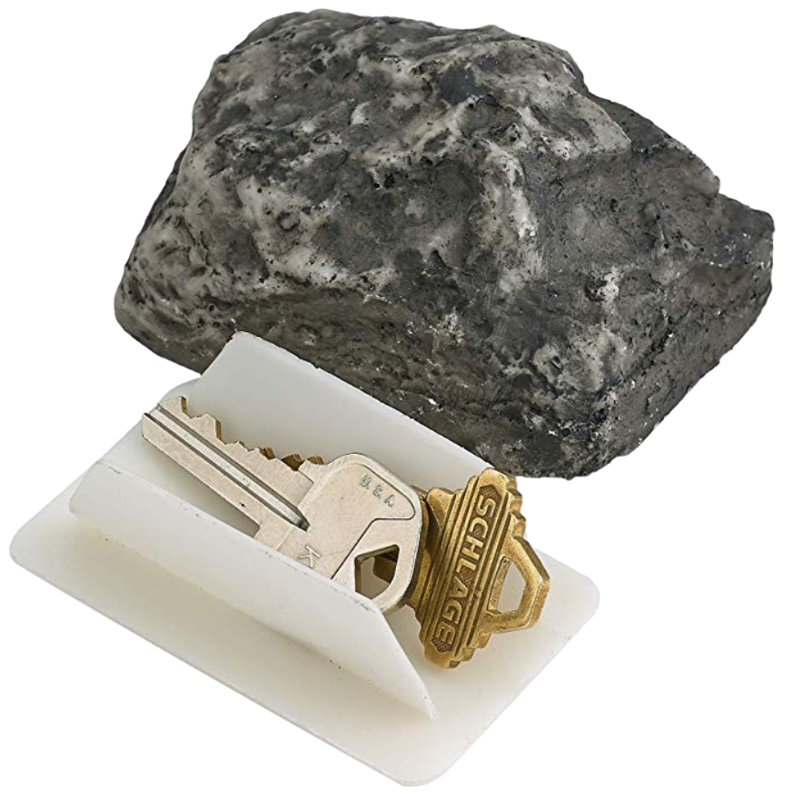 rock for hiding keys