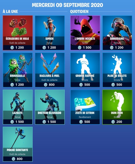 a que hora cambia la tienda de fortnite en españa