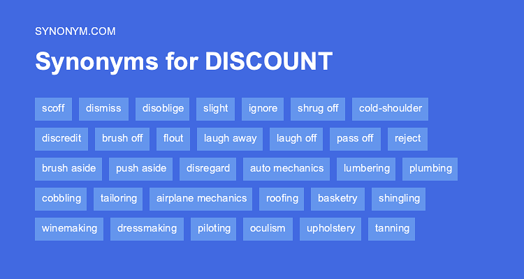 synonym discounted