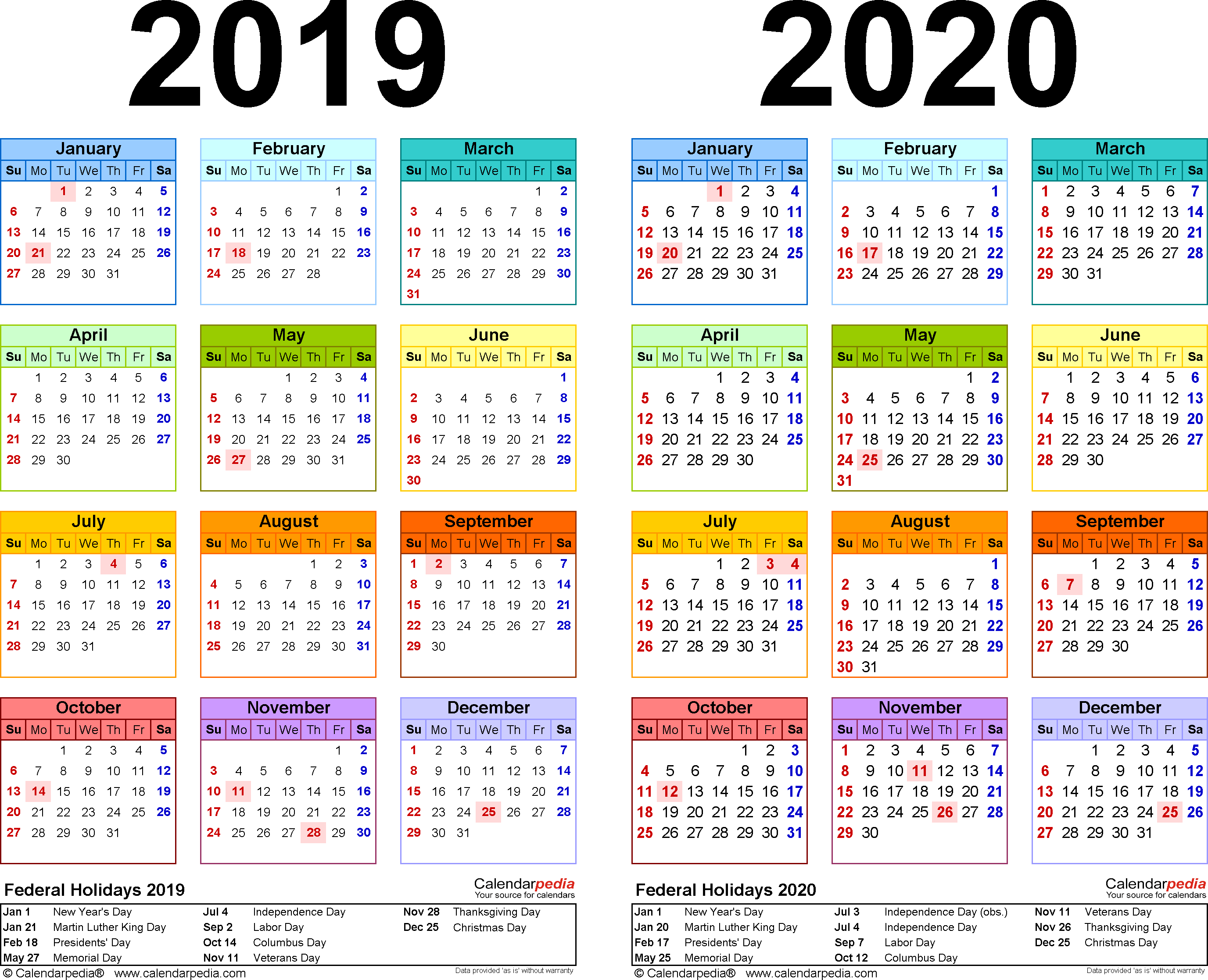 iics calendar 2019 2020