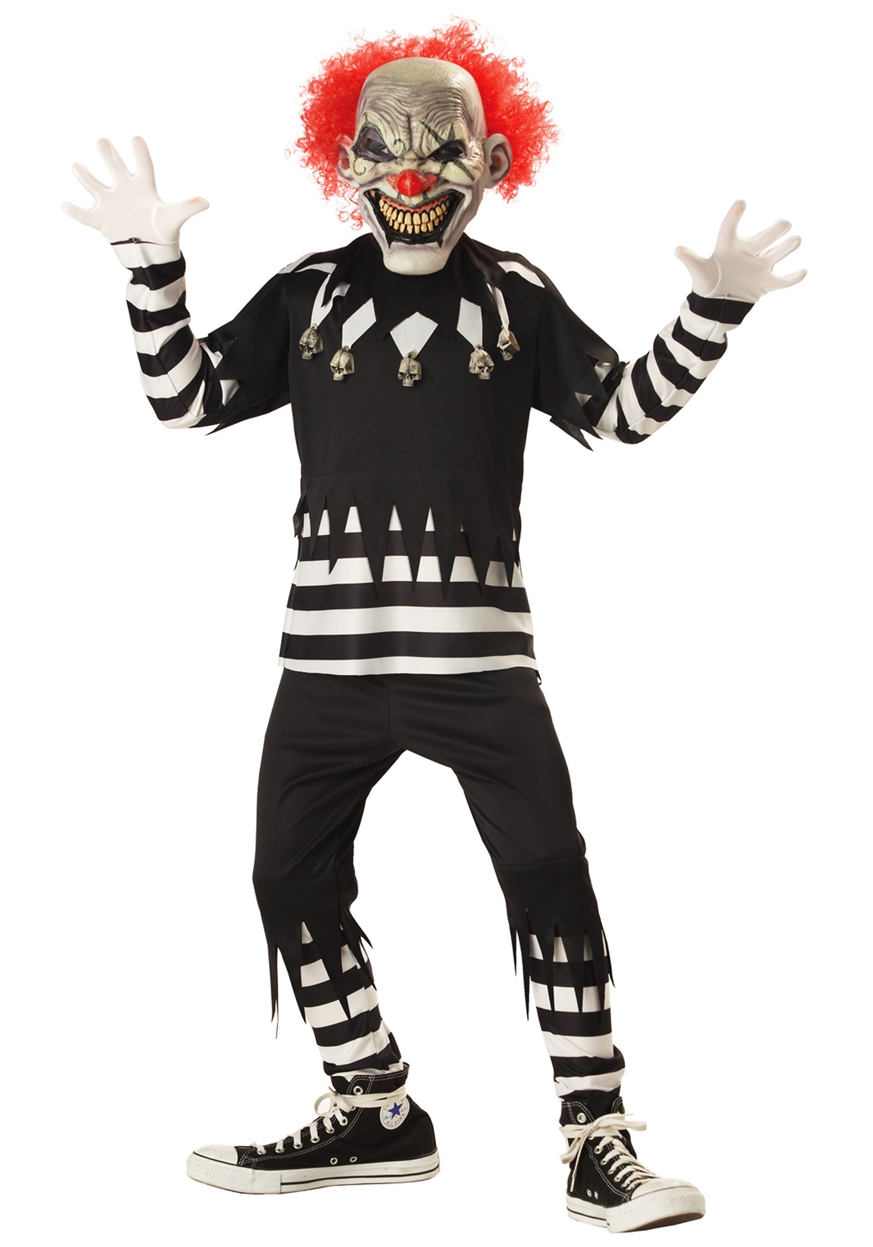 childrens clown halloween costumes