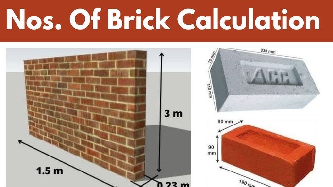 bricks required for 100 square feet